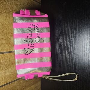 Victoria's Secret Pink and Gold Clutch